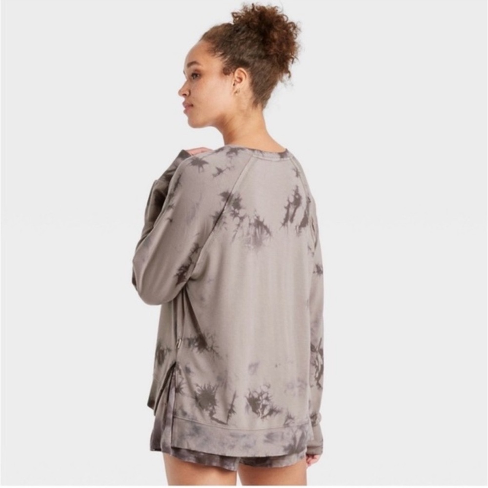 NWT JoyLab Tie Dye Lightweight Sweatshirt - Picture 2 of 10